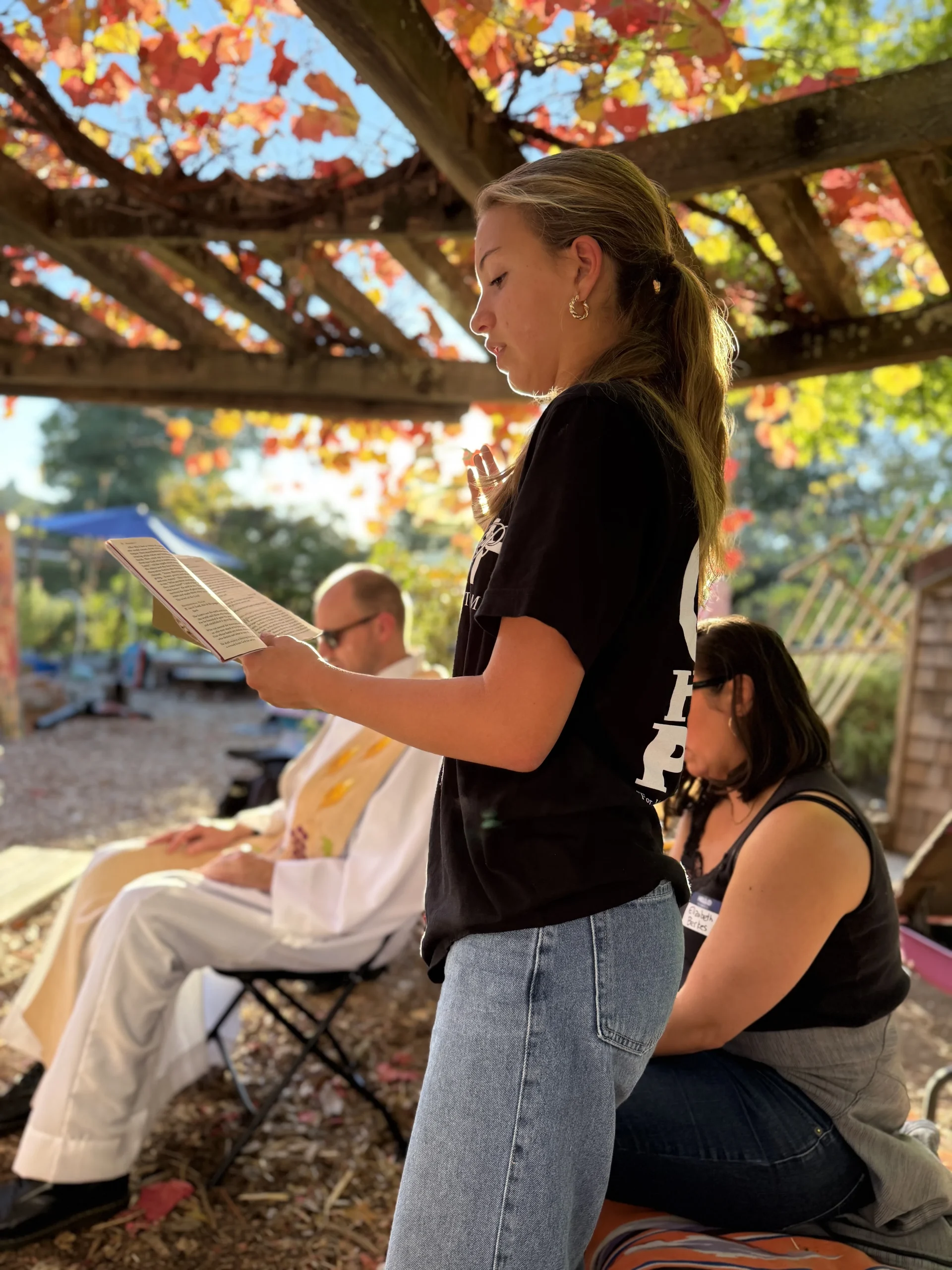 Participants at a Sunday to Sunday retreat
