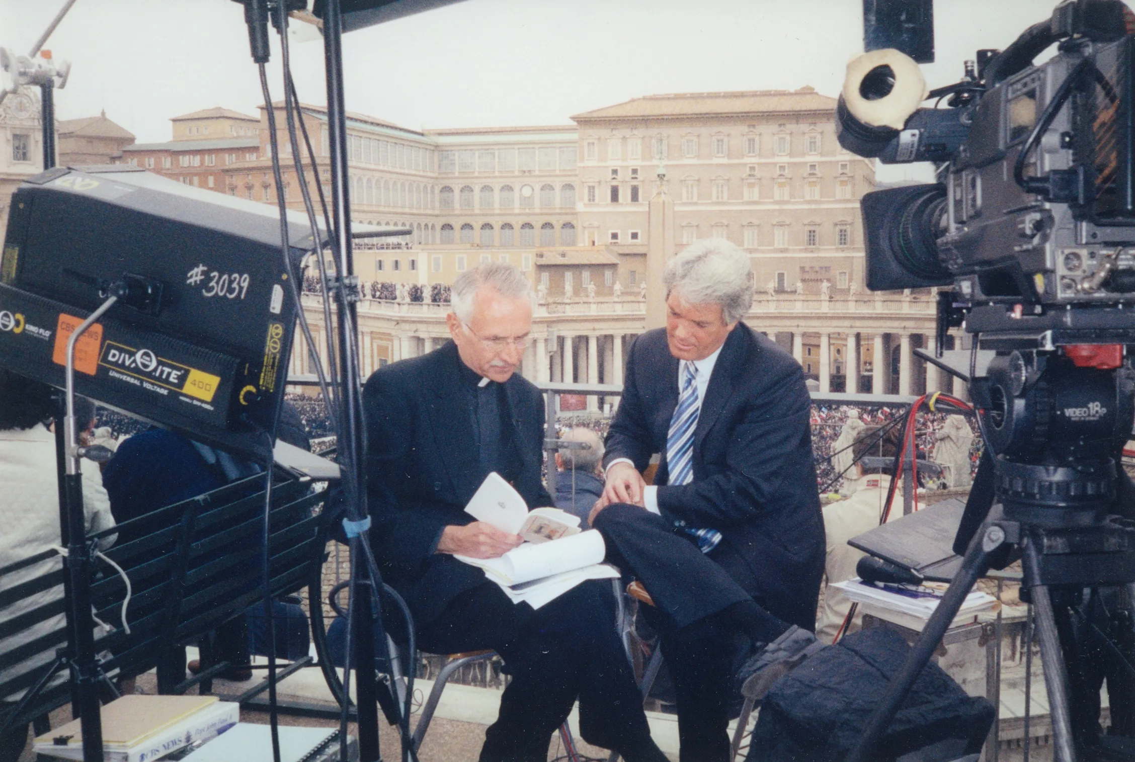 Fr. Mike Russo covering the Vatican for CBS